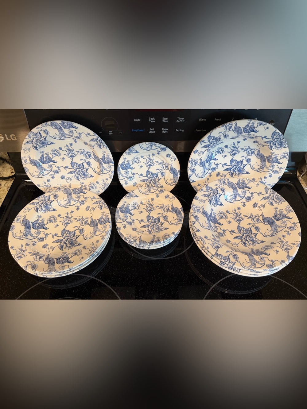 Staffordshire Engravings Birds of Paradise Floral - Set of 12